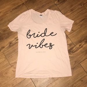 Bride Vibes tee